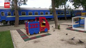 VIDEO: Gerbong Kereta di Ukraina Diubah Menjadi Rumah bagi Tunawisma
