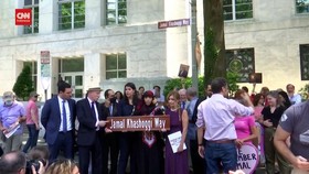 VIDEO: Jalan Jamal Khashoggi Diresmikan di Kedubes Saudi di AS