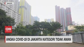 VIDEO: Angka Covid-19 di Jakarta Kategori Tidak Aman