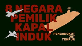INFOGRAFIS: 8 Negara Pemilik Kapal Induk Pengangkut Jet Tempur