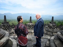 Presiden Jerman Mampir ke Borobudur, Ngapain Aja ya?