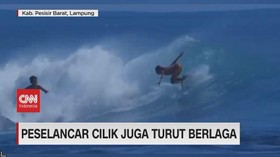 VIDEO: Peselancar Cilik Juga Turut Berlaga di WSL Krui Pro 2022