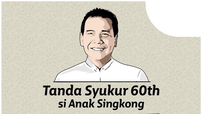 Dalam rangka memperingati ulang tahunnya, Chairul Tanjung membagi-bagikan e-book dan mengajak 60 orang untuk makan malam.
