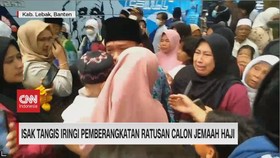 VIDEO: Isak Tangis Iringi Pemberangkatan Ratusan Calon Jemaah Haji
