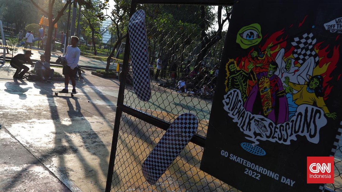 FOTO: Kemeriahan Go Skateboarding Day di Taman Menteng