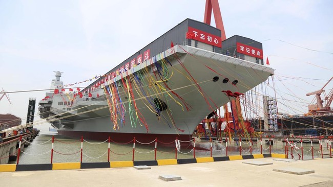 Selain tiga kapal induk China, AS disebut bisa kecut dengan keberadaan empat kapal Negeri Tirai Bambu tersebut.