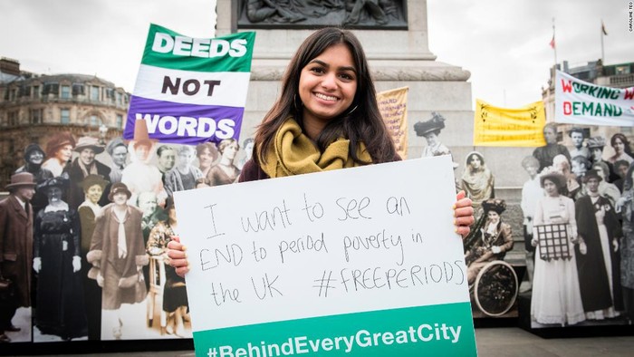 Amika George, Perempuan Muda Inspiratif yang Ciptakan Kampanye 'Free Periods' untuk Akhiri Period Poverty