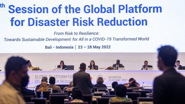 Global Platform for Disaster Risk Reduction (GPDRR) yang digelar di Bali pada 23-28 Mei lalu menelurkan 7 rekomendasi resiliensi berkelanjutan.