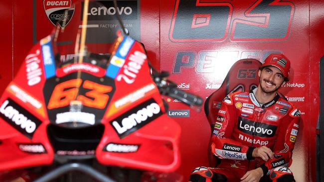 Pembalap Ducati MotoGP Francesco Bagnaia mengalami kecelakaan di Ibiza, Spanyol, pada Selasa (5/7) pukul tiga pagi waktu setempat.