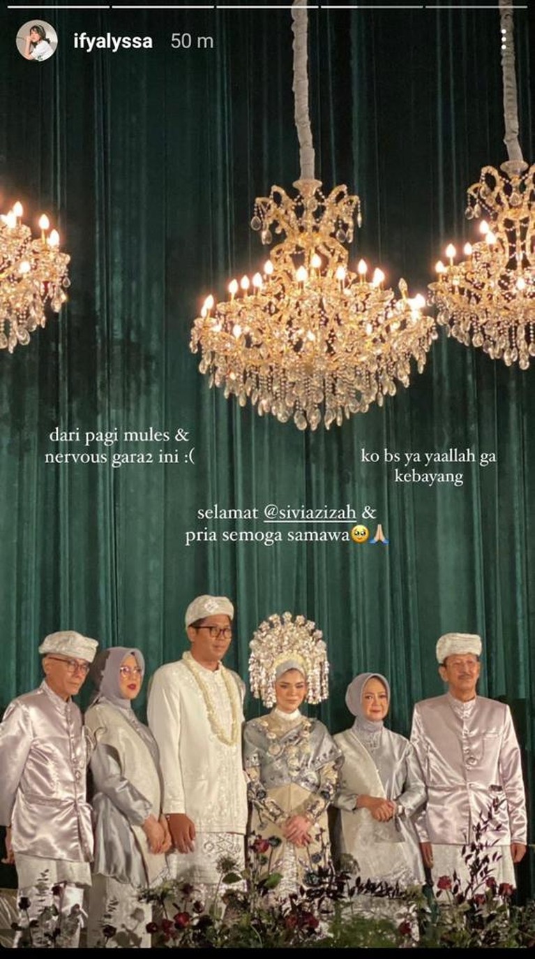 Momen Pernikahan Sivia Azizah Momen Pernikahan Sivia Azizah