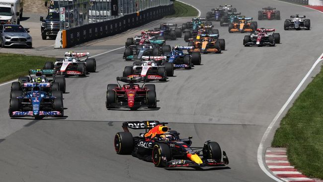 Pembalap Oracle Red Bull Racing Max Verstappen berhasil keluar sebagai pemenang Formula 1 (F1) Grand Prix (GP) Kanada 2022.
