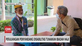 VIDEO: Perjuangan Penyandang Disabilitas Tunaikan Ibadah Haji