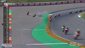 VIDEO: Dua Kecelakaan Fatal di Moto3 Jerman 2022