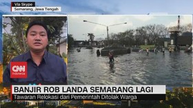 VIDEO: Banjir Rob Landa Semarang Lagi