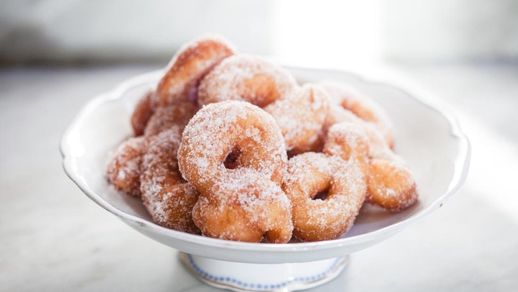 Hand made Graffe, Italian Cake, similar to sugar donuts.