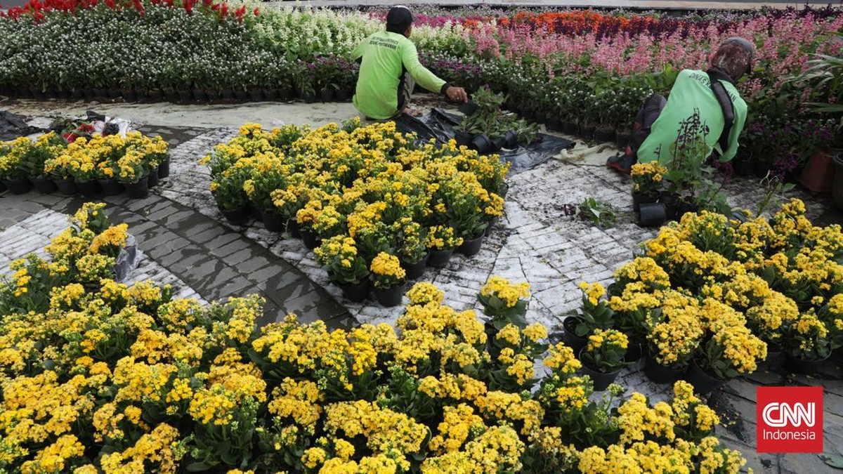 FOTO: Ornamen Penyemarak Jakarta Hajatan HUT ke-495