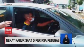 VIDEO: Nekat Kabur Saat Diperiksa Petugas
