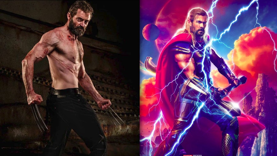 Hugh Jackman dan Chris Hemsworth