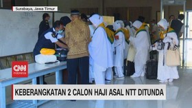 VIDEO: Keberangkatan 2 Calon Haji Asal NTT Ditunda