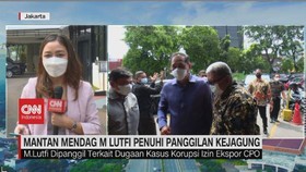 VIDEO: Mantan Mendag Muhammad Lutfi Penuhi Panggilan Kejagung
