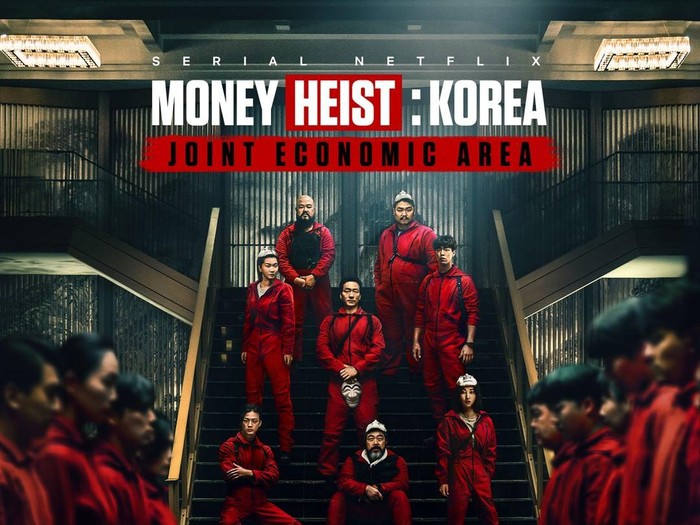 Poster Money Heist Korea yang akan tayang di Netflix