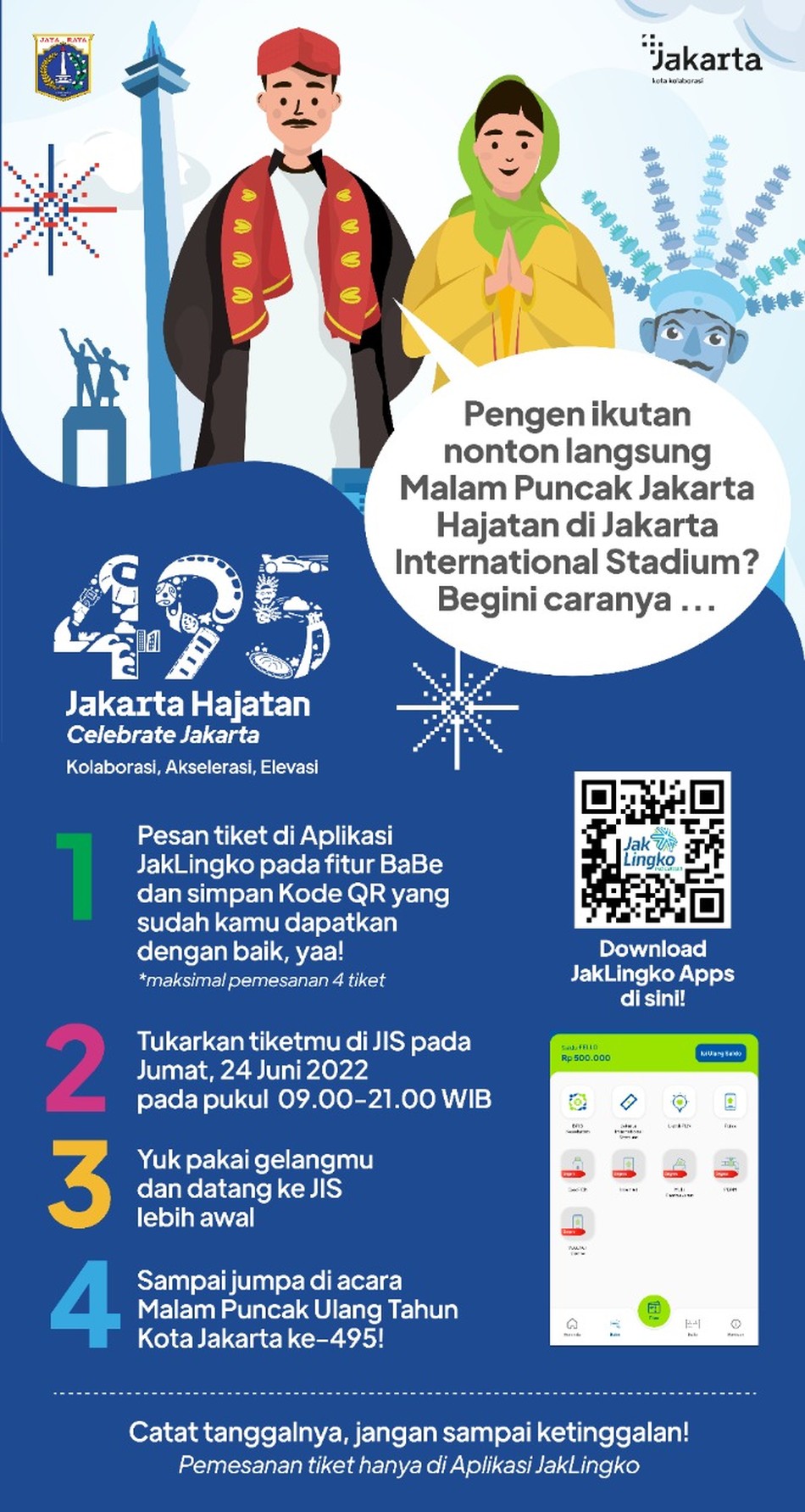Cara menonton langsung malam puncak Jakarta Hajatan di JIS.