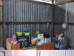 Viral Transformasi Dapur Unik Berdinding Seng, Dari Tampak Kumuh Jadi Estetik