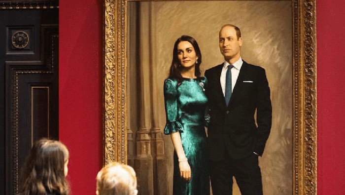 Lukisan Pertama Pangeran William & Kate Middleton Dipamerkan, Lihat Seperti Apa