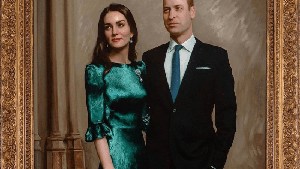 3 Fakta Busana Kate Middleton dalam Lukisannya Bersama Pangeran William