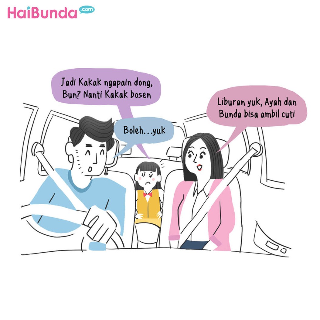 Komik Senang Riang, Liburan Telah Datang…