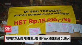 VIDEO: Pembatasan Pembelian Minyak Goreng Curah