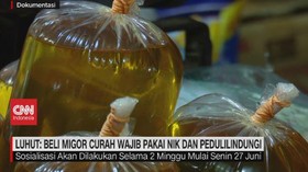 VIDEO: Luhut: Beli Migor Curah Wajib Pakai NIK & Pedulilindungi