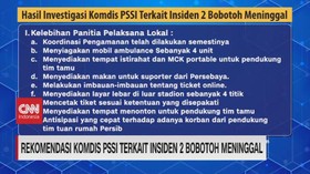 VIDEO: Rekomendasi Komdis PSSI Terkait Insiden 2 Bobotoh Meninggal