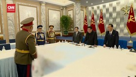VIDEO: Kim Jong Un Pimpin Rapat Militer, Potensi Luncurkan Nuklir