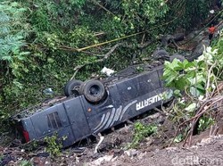 Bus Rombongan SD Terjun ke Jurang di Tasikmalaya, Sopir Diduga Ngantuk