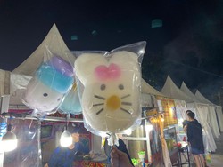 Lucu! Di PRJ Bisa Jajan Gulali Kapas Bentuk Beruang hingga Keropi