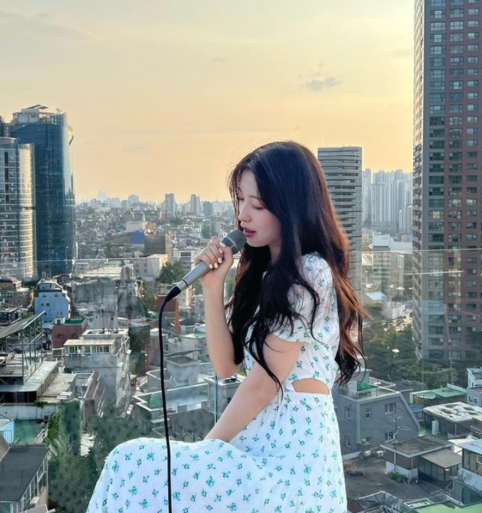 Posisi Arin dalam girl groupnya sebagai sub-vokalis dengan suara lembut yang khas./ Foto: instagram.com/ye._.vely618