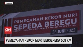 VIDEO: Pemecahan Rekor Muri Bersepeda 508 Kilometer