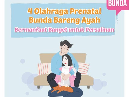 4 Olahraga Prenatal Bunda Bareng Ayah, Bermanfaat Banget untuk Persalinan