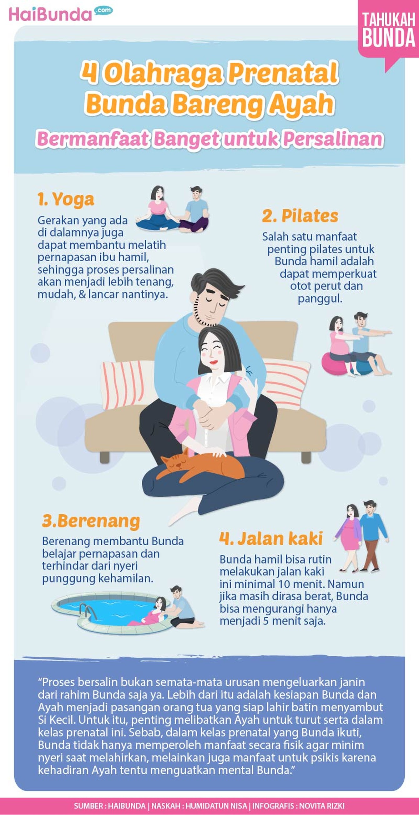 4 Olahraga Prenatal Bunda Bareng Ayah Bermanfaat Banget untuk Persalinan 4 Olahraga Prenatal Bunda Bareng Ayah Bermanfaat Banget untuk Persalinan