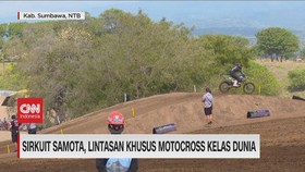 VIDEO: Sirkuit Samota, Lintasan Khusus Motocross Kelas Dunia