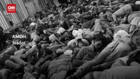 VIDEO: Rekaman Puluhan Migran Terkapar di Perbatasan Maroko-Spanyol