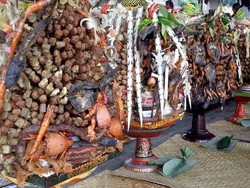 Warga Tihingan Lestarikan Tradisi Banten Prani Sebagai Ungkapan Syukur