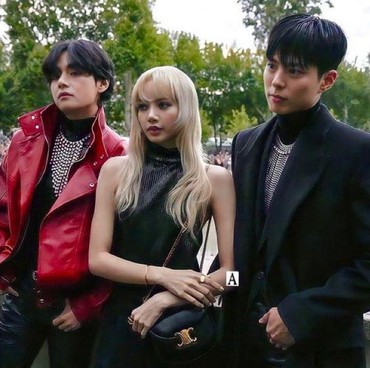 V BTS, Lisa BLACKPINK, & Park Bo Gum Hadir di CELINE Paris, Fans Heboh