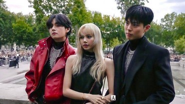 img-title V BTS, Lisa BLACKPINK, & Park Bo Gum Hadir di CELINE Paris, Fans Heboh