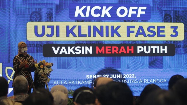 Kemenkes mendorong agar vaksin Merah Putih nantinya bisa digunakan untuk vaksinasi dosis lanjutan (booster) dan anak-anak.