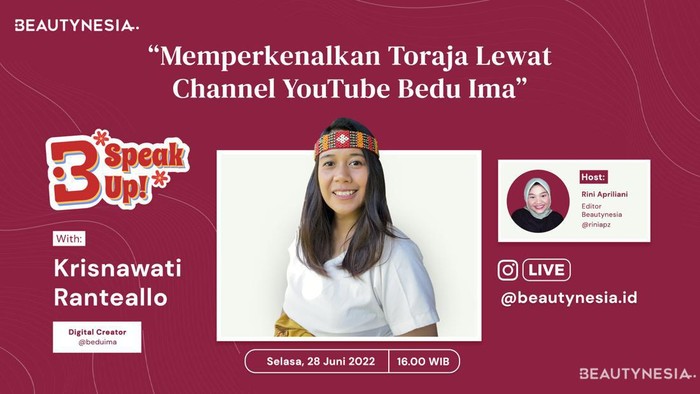 Krisnawati Ranteallo Cerita Soal Keistimewaan Toraja di B-Speak Up!