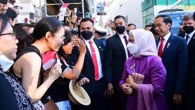 Jokowi Tiba di Jerman untuk Hadiri KTT G7, Disambut Ratusan WNI