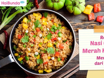 Resep Nasi Goreng Merah Kangkung, Menu Unik dari 3 Bahan