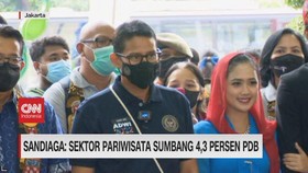 VIDEO : Sandiaga: Sektor Pariwisata Sumbang 4,3 Persen PDB